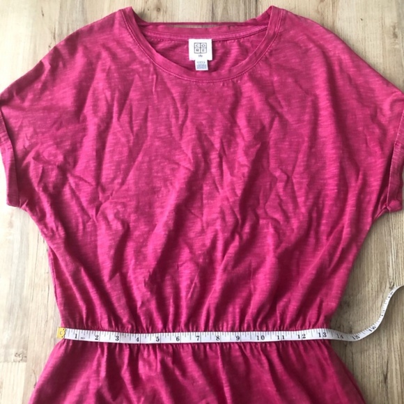 Casual Pink Maxi Dress with Dolman Sleeves - Picture 6 of 7